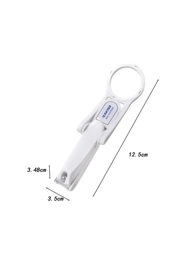 Dolıty Büyüteçli Tırnak Makası Çocuk Yaşlılar Için Beyaz