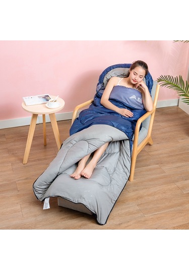 Bswolf Bsw-Sl065 1Kg Uyku Tulumu Vücut Koruma Uyku Örtüsü Sırt Çantasıyla Seyahat Uyku Tulumu Rahat - Gri/Turuncu