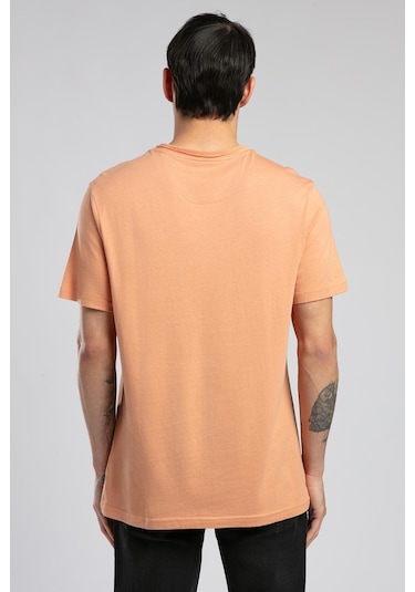 Lee Cooper Gael Erkek O Yaka T-shirt Somon-19818 Somon