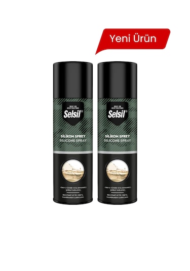 2x Silikon Sprey 500 Ml 1 adet
