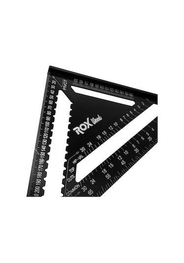 Rox Wood 0089 Alüminyum Üçgen Marangoz Gönye 305 X 430 Mm