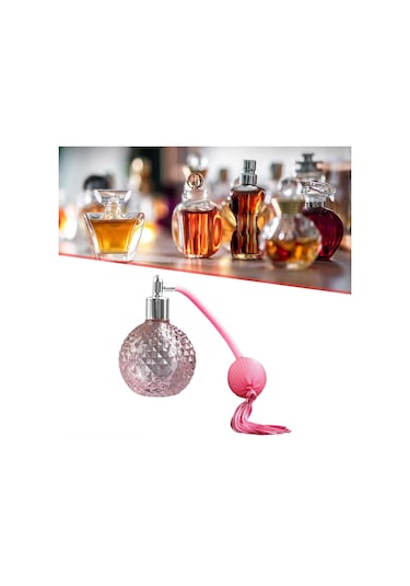 Suntek Parfüm Şişesi Çok Fonksiyonlu Sis Gümüş-pembe