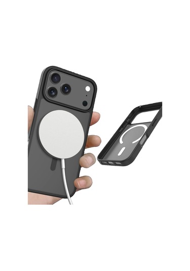 Joko İphone 17 Pro Kılıf Jota Seri Magsafe Kapak Siyah