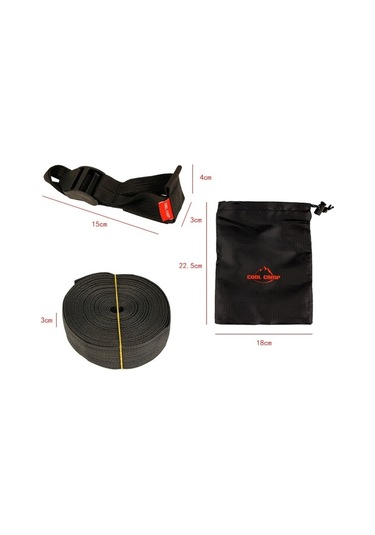 Cool Camp Cf-711 Piramit Çadır Direği Tutucu Çadır Aksesuarları Kanopi Direği Sabit Ayar Tokası Siyah