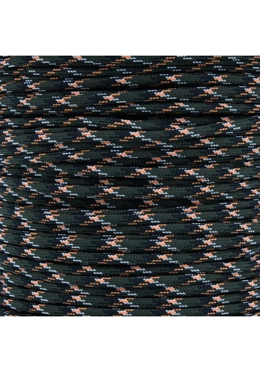 Mg Ropes Paracord İp 4 Mm Haki Beyaz Desenli No:81 10 Metre Çok Renkli