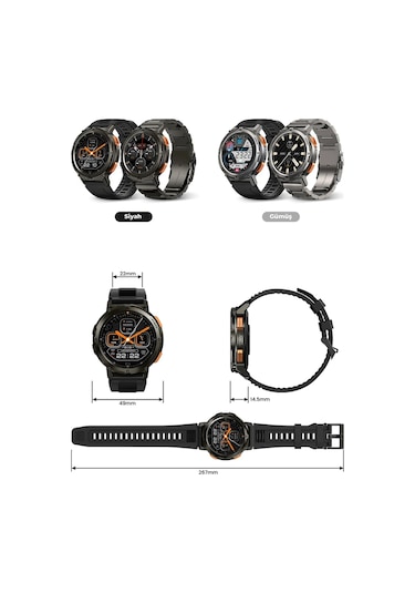 Kospet Tank T2 Special Edition Akıllı Saat (Distribütör Garantili)
