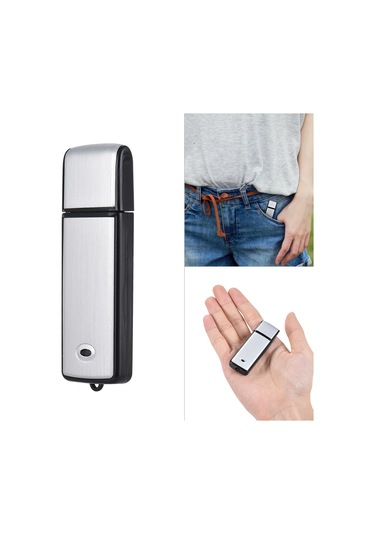 8gb Usb Dijital Ses Kaydedici Usb Disk Flash Bellek 18 Saat Kayıt Şarj Edilebilir Ofis Okul İçin