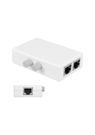 Cbtx UTP STP 2 Portlu RJ45 LAN Ağ Anahtarı Harici Ağ Switcher Box