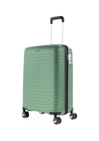 Ultra Dayanıklı 3'lü Set Valiz & Bavul Yeşil-1397 Yeşil