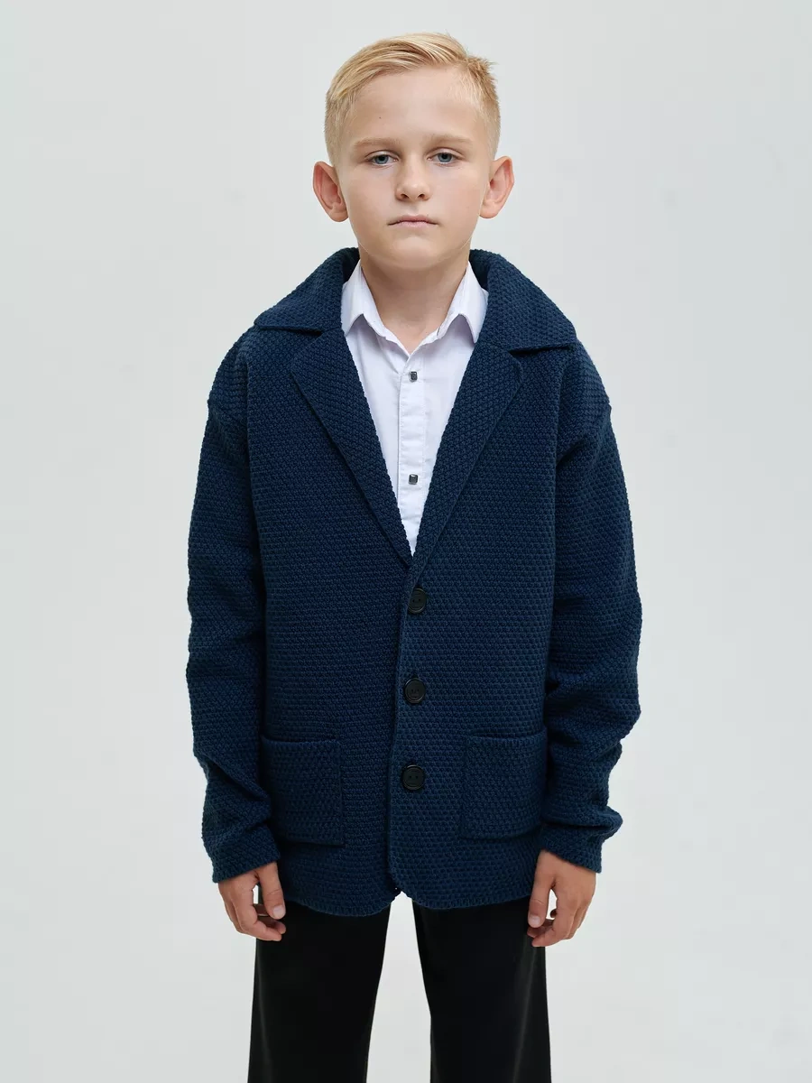 Akru Düğmeli Okul Hırkası 241793124 Mavi