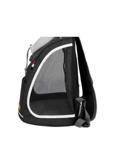 Taşınabilir Seyahat Kedisi Sırt Çantası Siyah