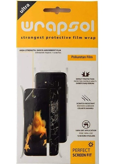Wrapsol Samsung Galaxy Uyumlu A5 2016 Ön Arka Ekran Koruyucu Poliureta