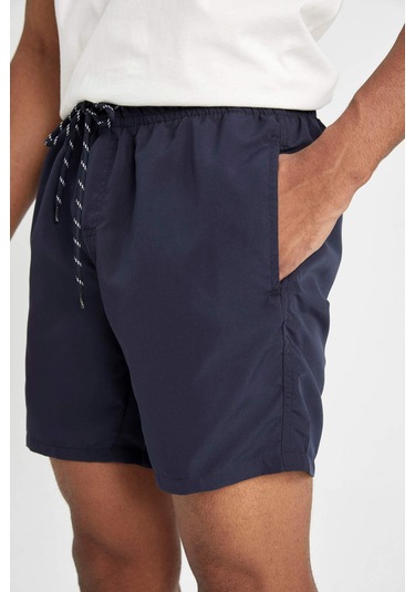 DeFacto File Astarlı Kısa Boy Deniz Şortu N0132AZ24HSIN75