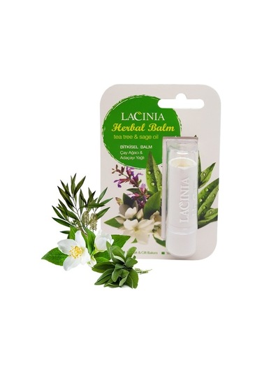 Lacinia Lip Balm Çayağacı ve Adaçayı Yağlı Dudak Koruyucu