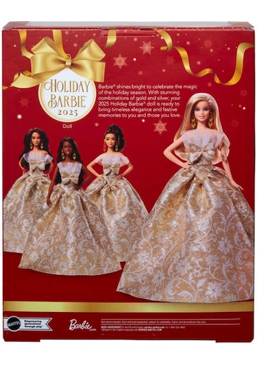 Barbie 2025 Mutlu Yıllar Bebeği Sarışın