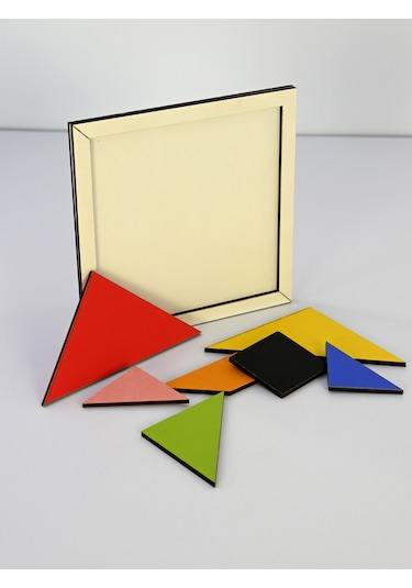 Capellawoodworks Tangram 7 Parça 4'lü Set