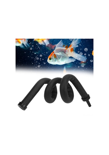 Moveevo Akvaryum Kabarcık Perdesi - Esnek Kauçuk Hava Dağıtıcı, 30cm, Tüm Su Türlerine Uygun, Balıklar İçin Güvenli, Hava Dağılımı Eşit