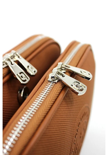 Just Polo Kadın Günlük Kullanıma Uygun Lakoste Ayarlanabilir Askılı Lüks Omuz Çantası Shoulder Bag Taba