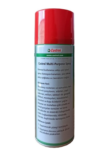 Castrol Çok Amaçlı Temizleme Spreyi 400 Ml Multi-Purpose Sprey