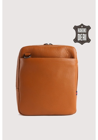 Hakiki Deri Erkek El Çantası Taba Smr9280 Taba
