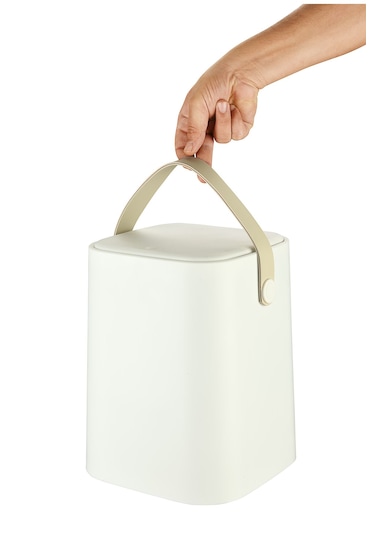 Pratik Klik Çöp Kovası 8 Lt. Beyaz