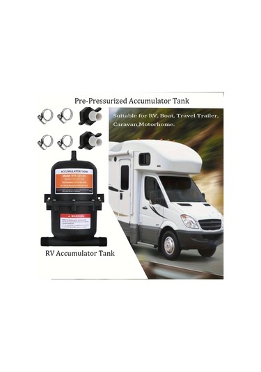 Motion003 1 Bilgisayar Rv Su Pompası Toplama Tankı Motorhome Karavan Seyahat Deniz İçin Önceden Şarjlı Abs Basınç Tankı Pil Olmadan İç Fonksiyonlu Pompa Aksesuarı