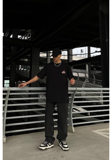 Flaw Basic Baggy Jean Antrasit Antrasit
