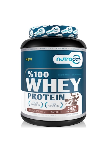 Whey Protein 976 Gr Çikolata Aromalı Protein Tozu 24 Gram Protein 32 Servis