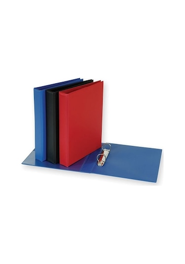 2K A5 Evrak Ve Poşet Dosya Için Uygun Pvc Klasör 3 CM 2 Halkalı 200 Yaprak Kapasiteli 19.5 x 23 CM