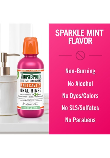 Thera Breath Anticavity Sparkle Mint Ağız Çalkalama Suyu 473ml