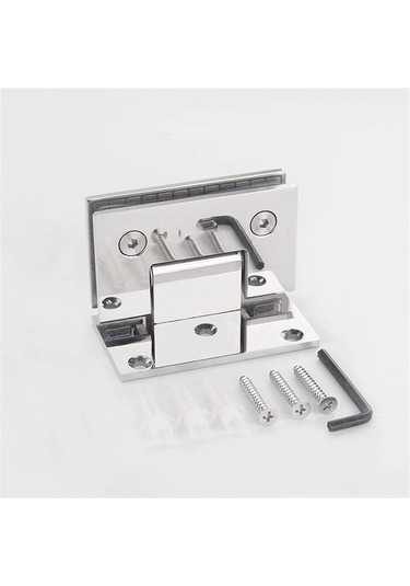 Maiyame Paslanmaz Çelik 304 Kalite Banyo Kapısı Menteşesi, 90 Derece Katlanır, Parlak Yüzey, Dayanıklı Ve Modern Tasarım