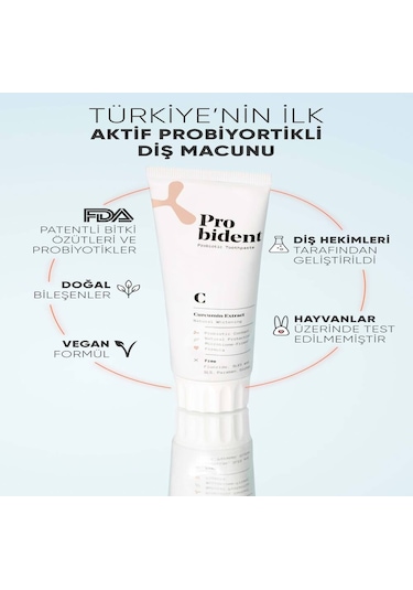 Probident Karma Aktif Probiyotikli Diş Macunu 3 x 75 ML