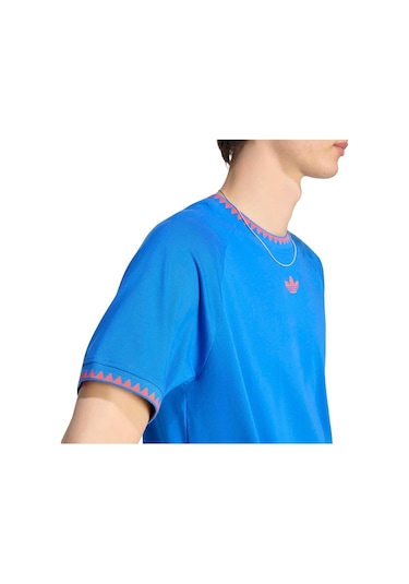 Adidas Erkek Mavi T-shirt Chest Str Ss T Kc6447