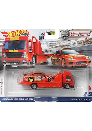 Hot Wheels Team Transport Premium Nissan Silvia S15 Aero Lift