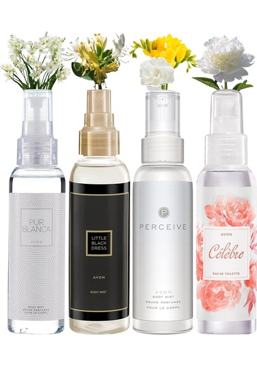 Perceive Little Black Dress Pur Blanca Ve Celebre Vücut Spreyi Paketi