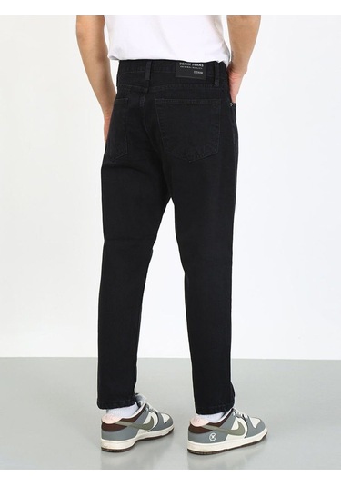 Boyfriend Diz Yırtık Siyah Jean-siyah - 36 Siyah