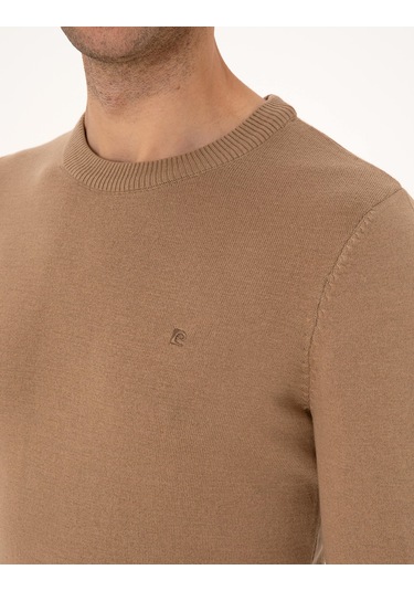 Pierre Cardin Erkek Camel Kazak /triko 50314192-vr015 CAMEL