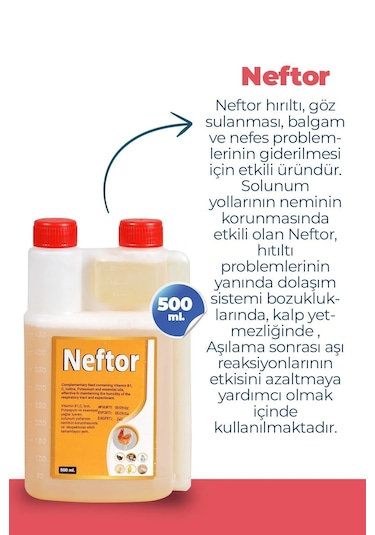 Munich Vet 2'li Set Farmatom Vitamin 1 L + Neftor Hırıltı 500 ML