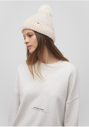 Mavi - Ponponlu Pembe Bere 1912799-82691 Pembe