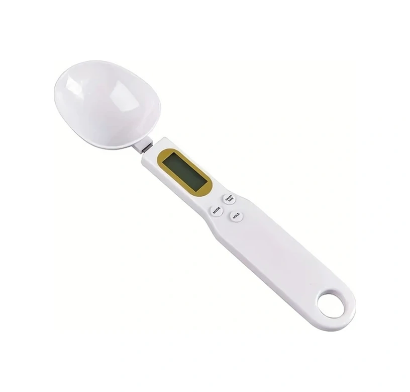 Willowhaven Kolzp Hassas Dijital Terazi 0.1g-500g Lcd Ekranlı Mutfak Ölçüm Kaşığı Beyaz Beyaz