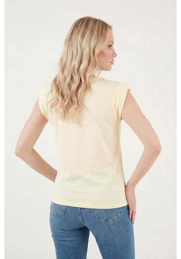 Lela Bayan T Shirt 5864019 Sarı Sari
