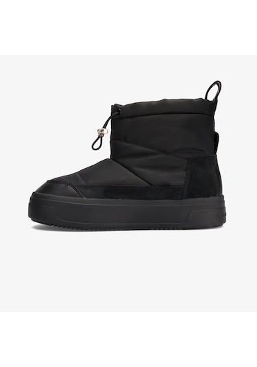 Tommy Hilfiger Flag Kadın Siyah Bot Düz Fw0fw08334 Siyah