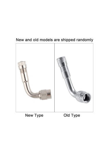 Ximistore9 135 Gümüş Nikelli Lastik Valfi Şantiye Uzatıcı Borusu - Araba, Motosiklet, Elektrikli Araçlar İçin Basit Kurulum, Hava Sızıntısı Yok