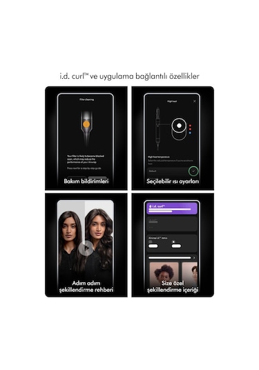 Airwrap I.d. Saç Şekillendirme Ve Kurutma Seti - Kıvırcık+bukleli Vinca Mavisi/topaz Vinca Mavisi