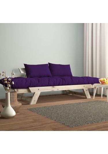 Adalar Masif Natural-mor Renk 2li Kanepe Cpt8124-210