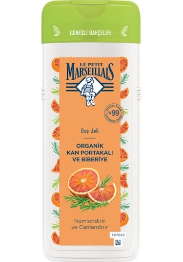 Le Petit Marseillais Organik Kan Portakalı ve Biberiye Duş Jeli 400 ML