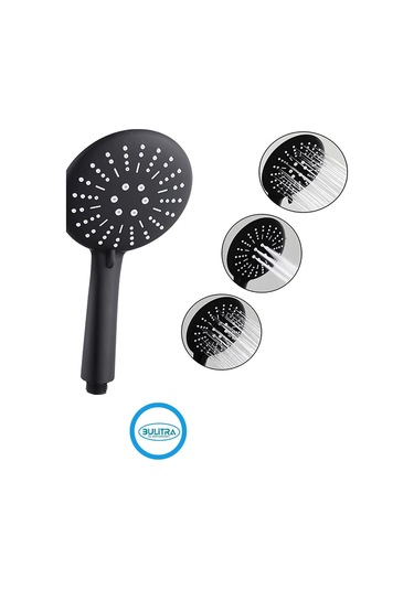 Siyah Lüx Duş Başlığı Black Duş Başlığı Çift Fonksiyonlu Tasarruflu Duş Başlığı Duş Başlığı Siyah Pl Diğer