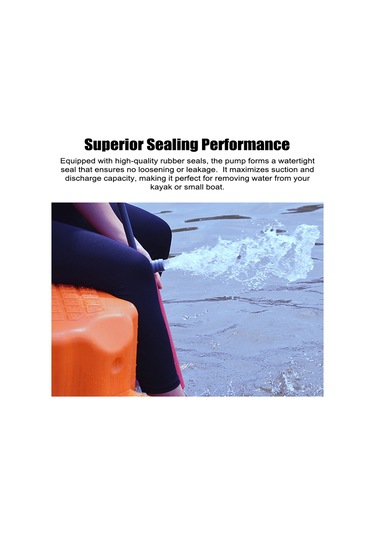 Neevoyu "portatif El Tipi Su Pompası - Kayık Ve Kanolar İçin Hızlı Su Boşaltma"