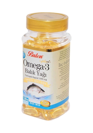 Balen Plus+ Omega-3 Balık Yağı Yumuşak 100 Kapsül 1380 MG