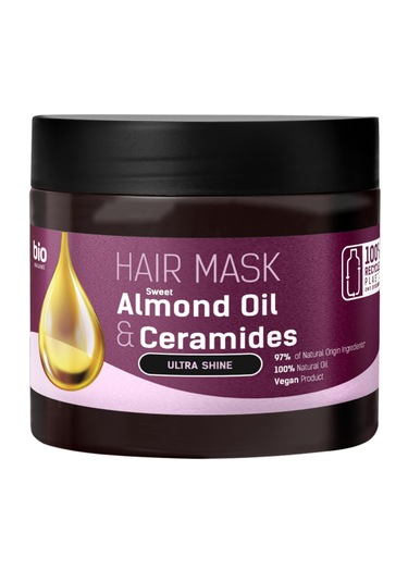 Organik Vegan Shıne Sac Maske Almond & Ceramıdes 295 Ml.